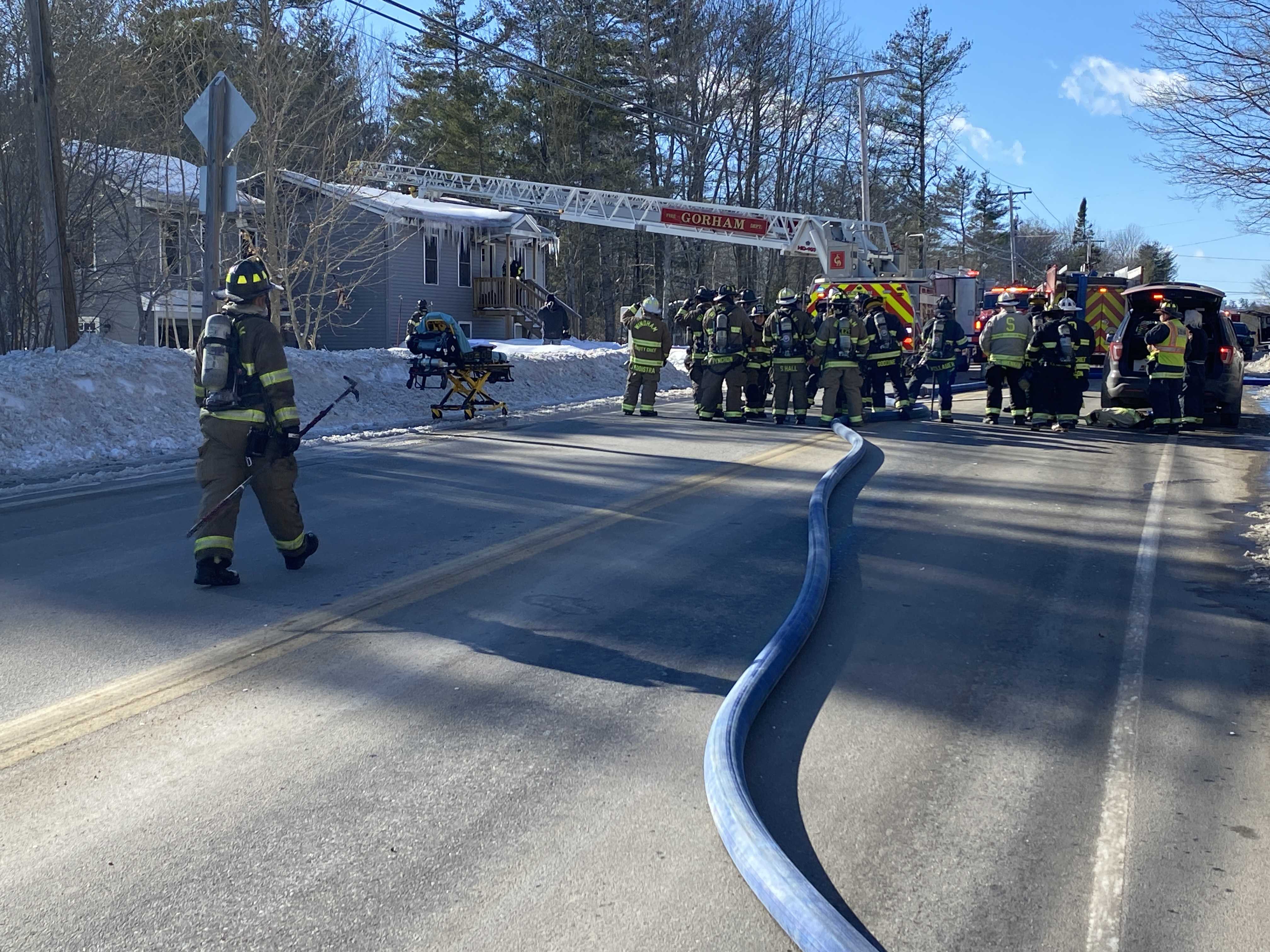  Man burned after winds cause cooking fire in Gorham to spread 