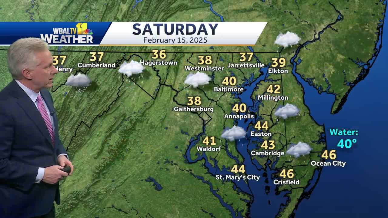  Chance for wintry mix Saturday morning 