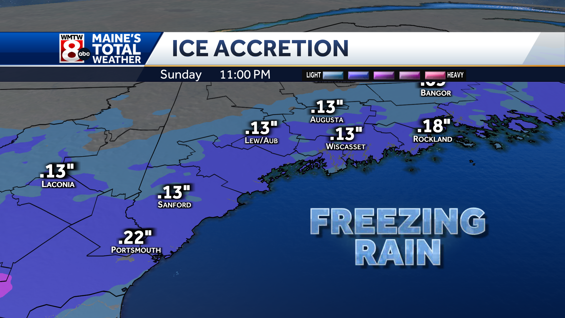  Timing out Sunday's winter storm impacts hour by hour for Mainers 