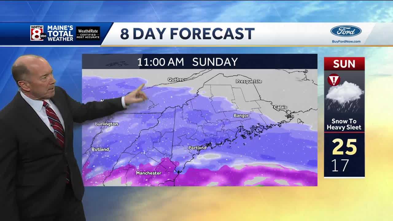  When the weekend storm begins, and where icing may become a problem 