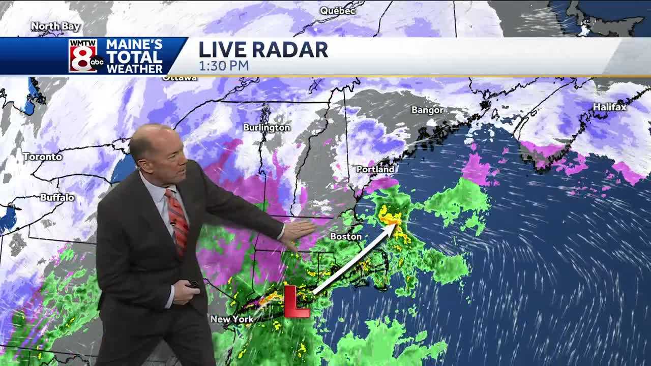  Snow, sleet, and freezing rain impact Maine into tonight 