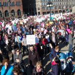  Des Plaines Protestors Join National Movement Against Trump, Musk Policies 