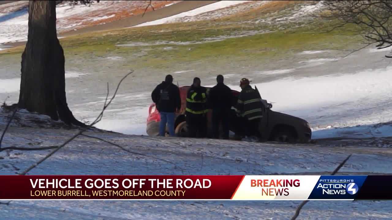  Driver rescued after SUV crashes near creek in Westmoreland County 