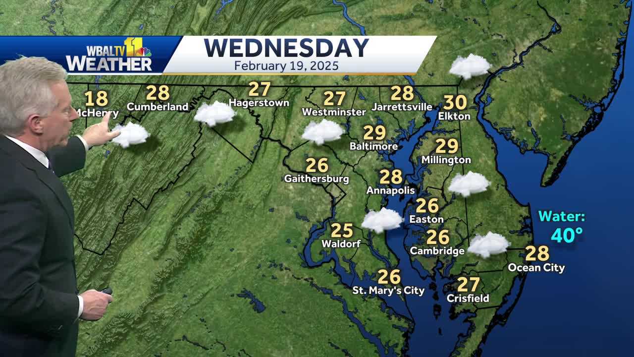  Temps to stay below 30 degrees across the state on Wednesday 