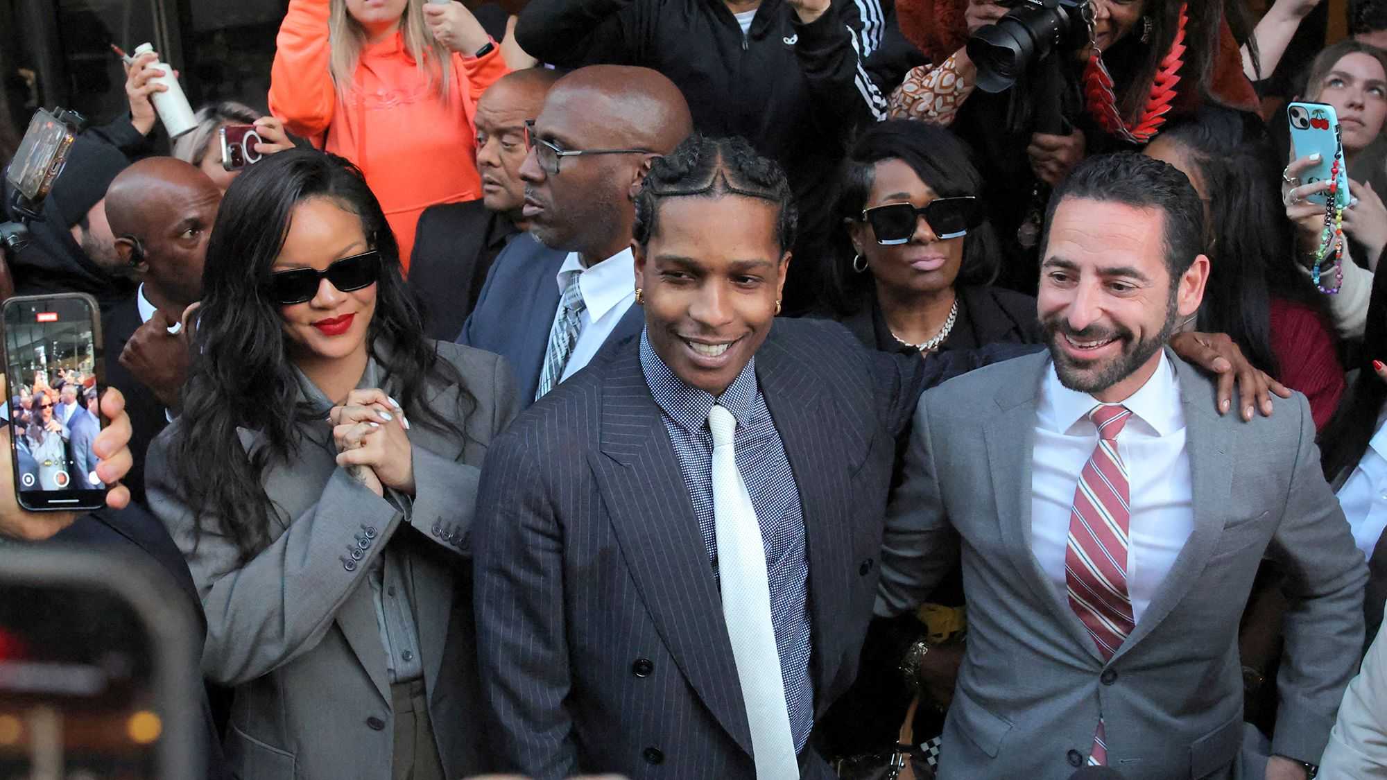  Rihanna reacts to A$AP Rocky's not guilty verdict in assault case 