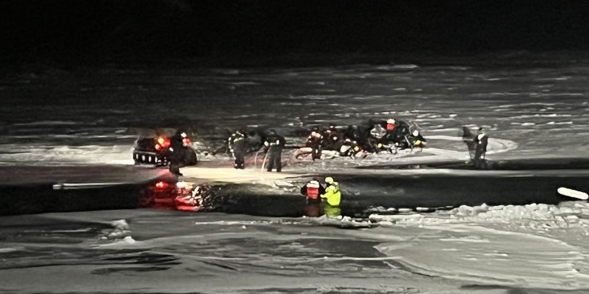  Troopers rescue man stranded on ice sheet on Knik River 