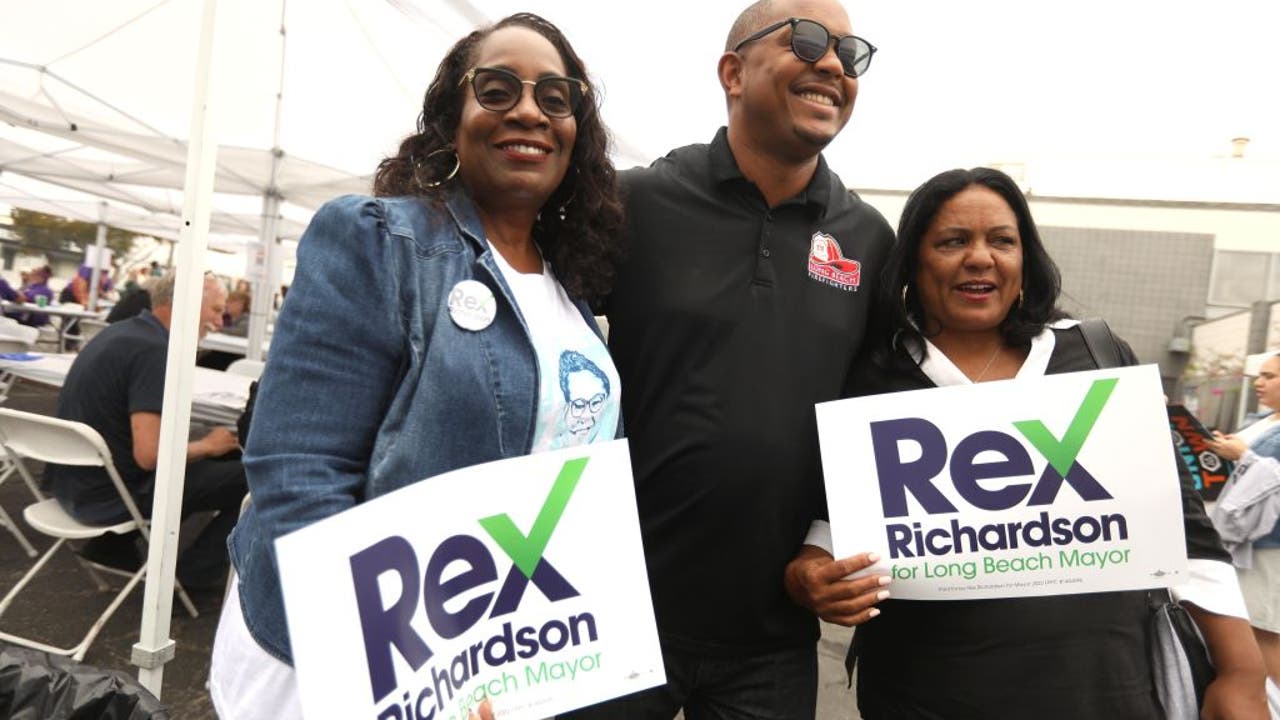   Long Beach swears in first Black mayor Rex Richardson in inauguration ceremony  