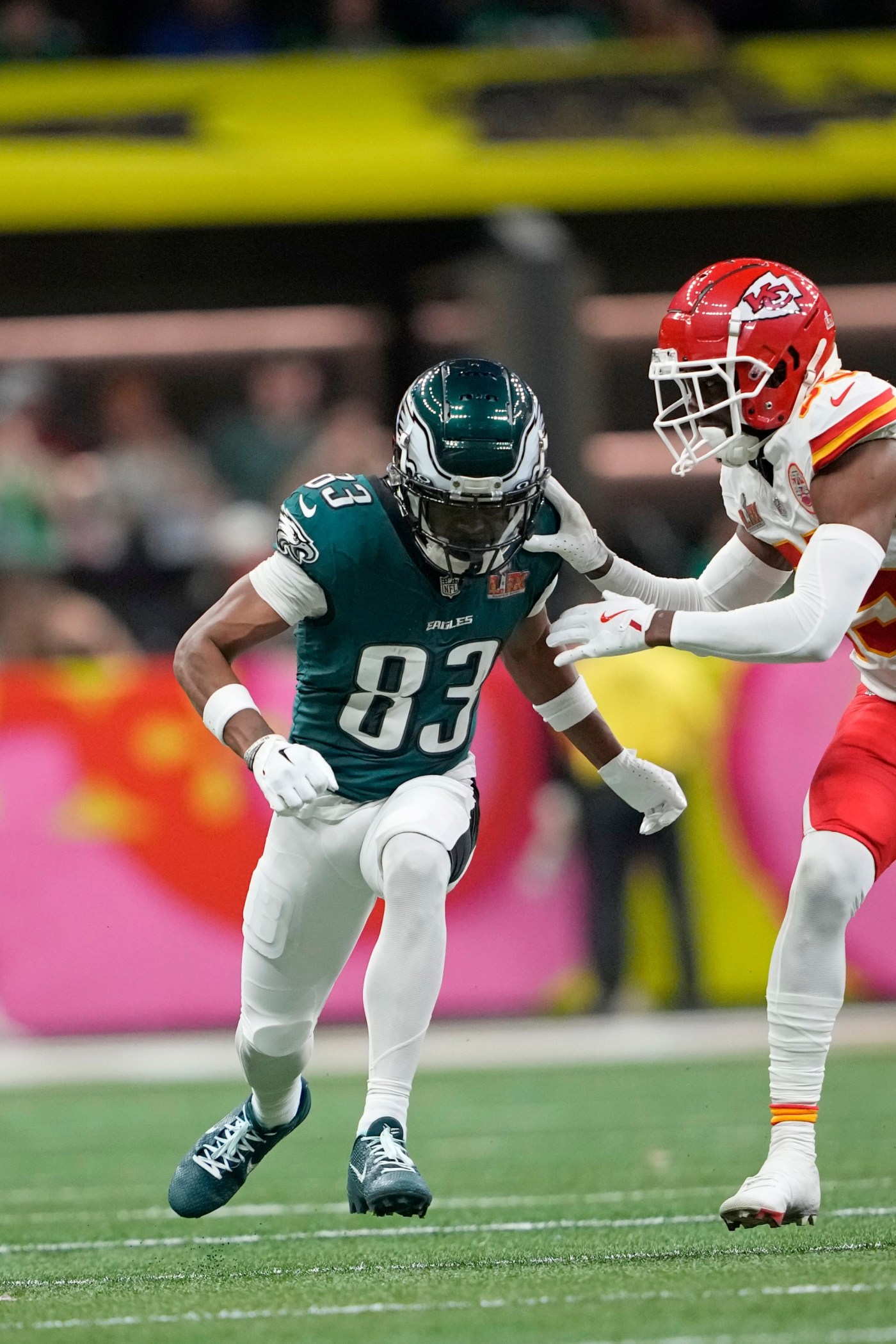  Eagles wide receiver Jahan Dotson surprises Nazareth students after Super Bowl win 