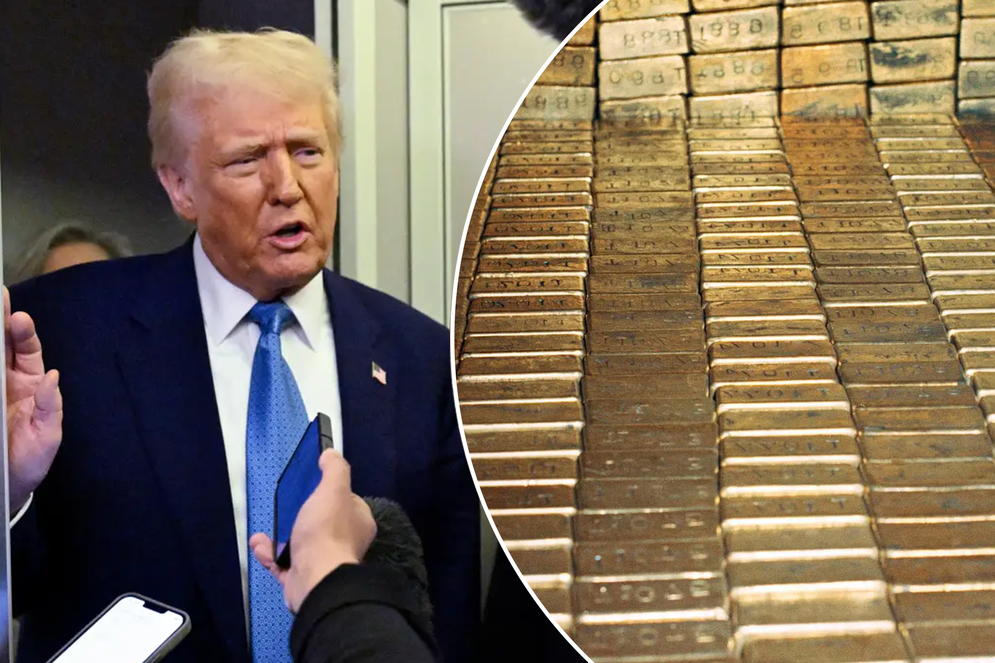  Trump says DOGE is going to Fort Knox to ‘make sure the gold is there’ 