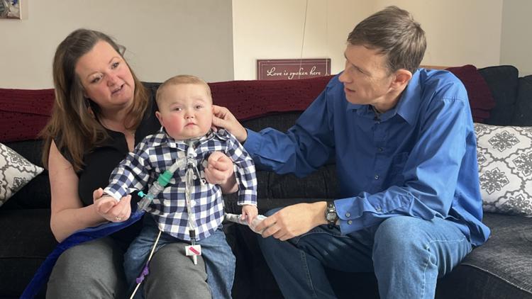  Toddler who spent most of his life in NICU is now thriving home in Maine 