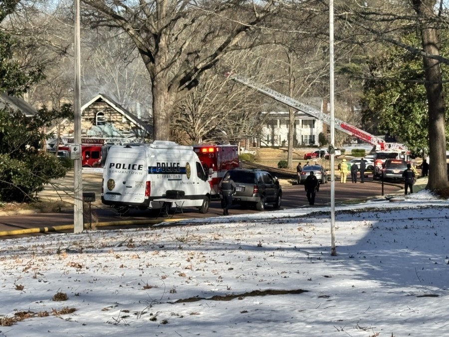  Germantown house in flames as police respond to disturbance call 