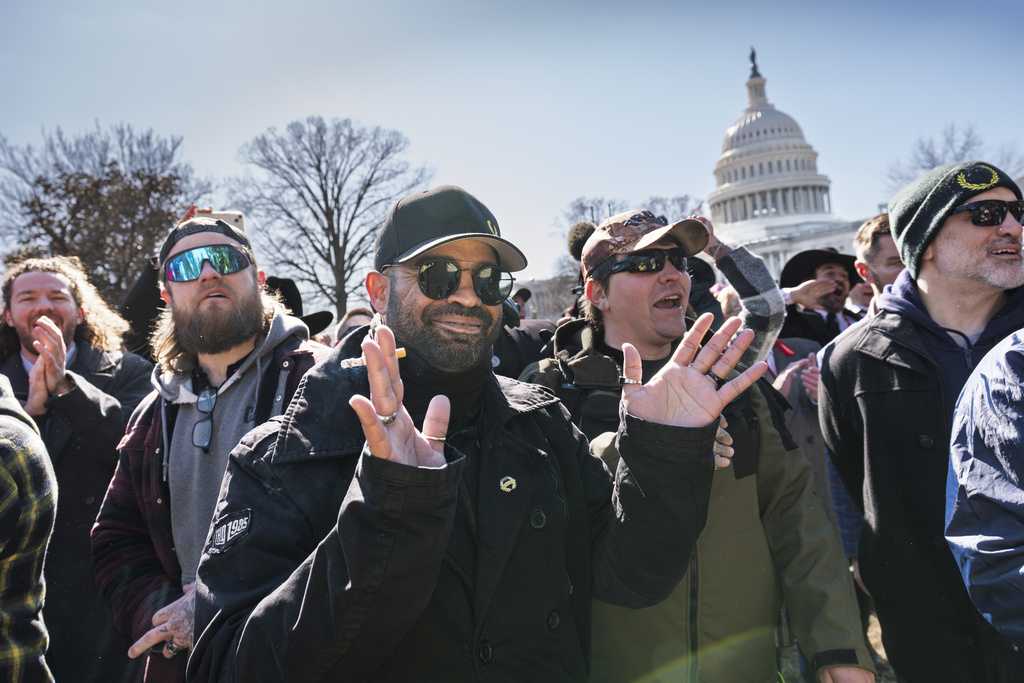  Ex-Proud Boys leader Enrique Tarrio arrested near Capitol on assault charge 