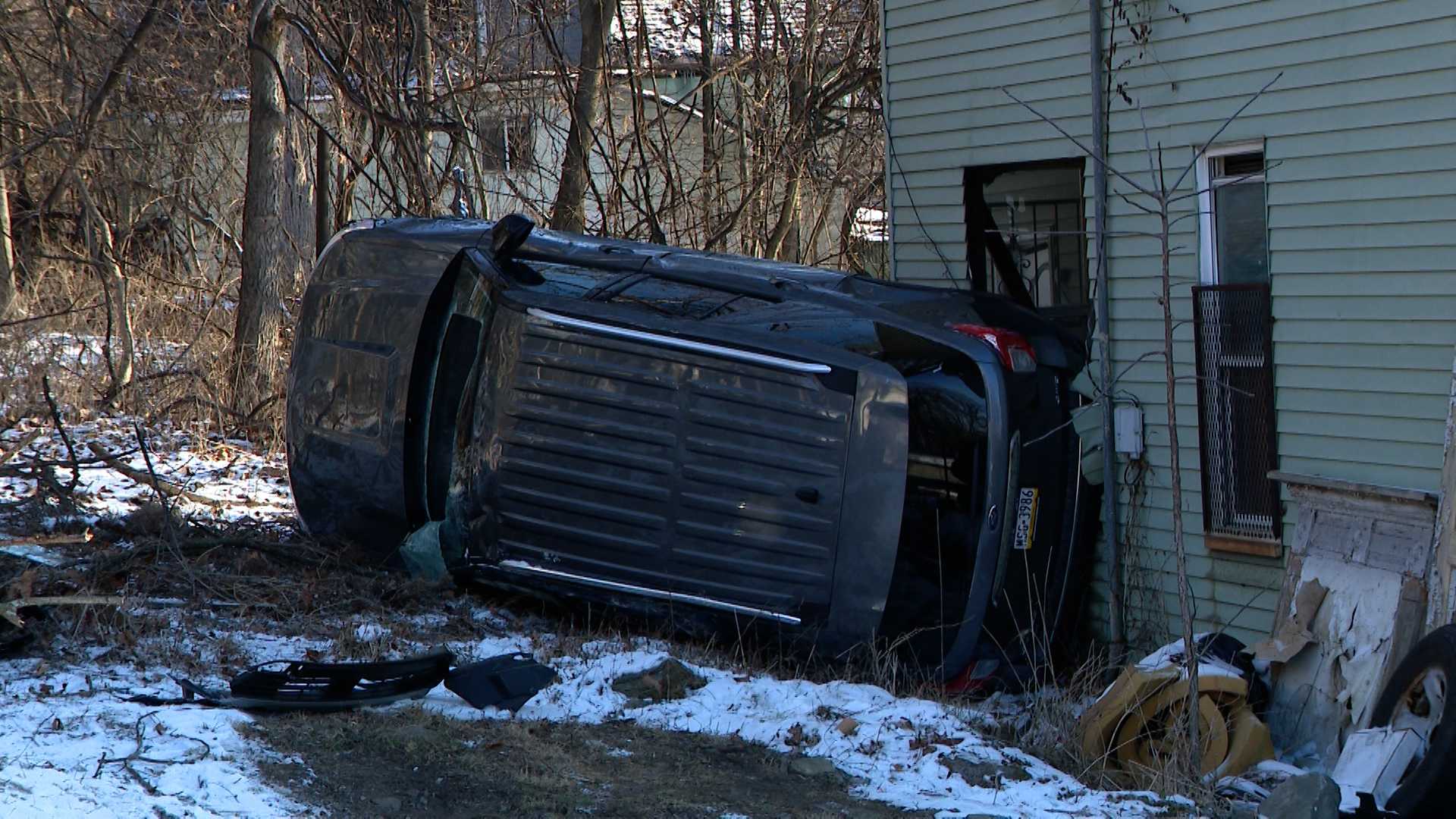  Car crashes into home in Allegheny County  