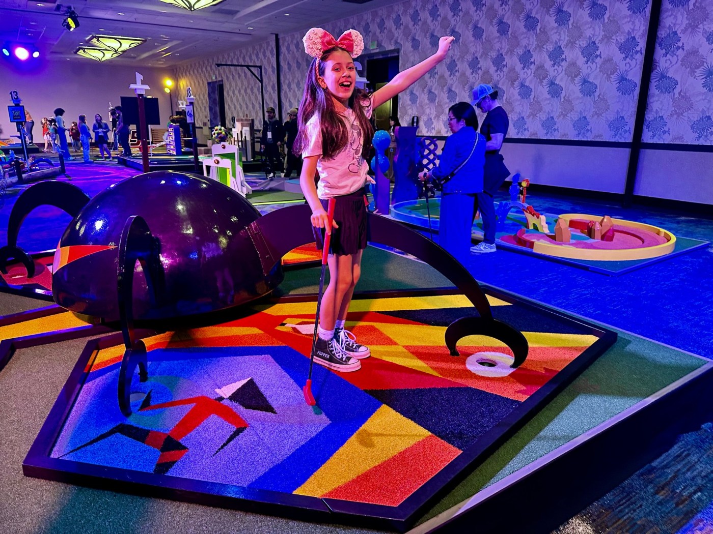  See all 18 holes of Disneyland’s Pixar Putt mini-golf course 