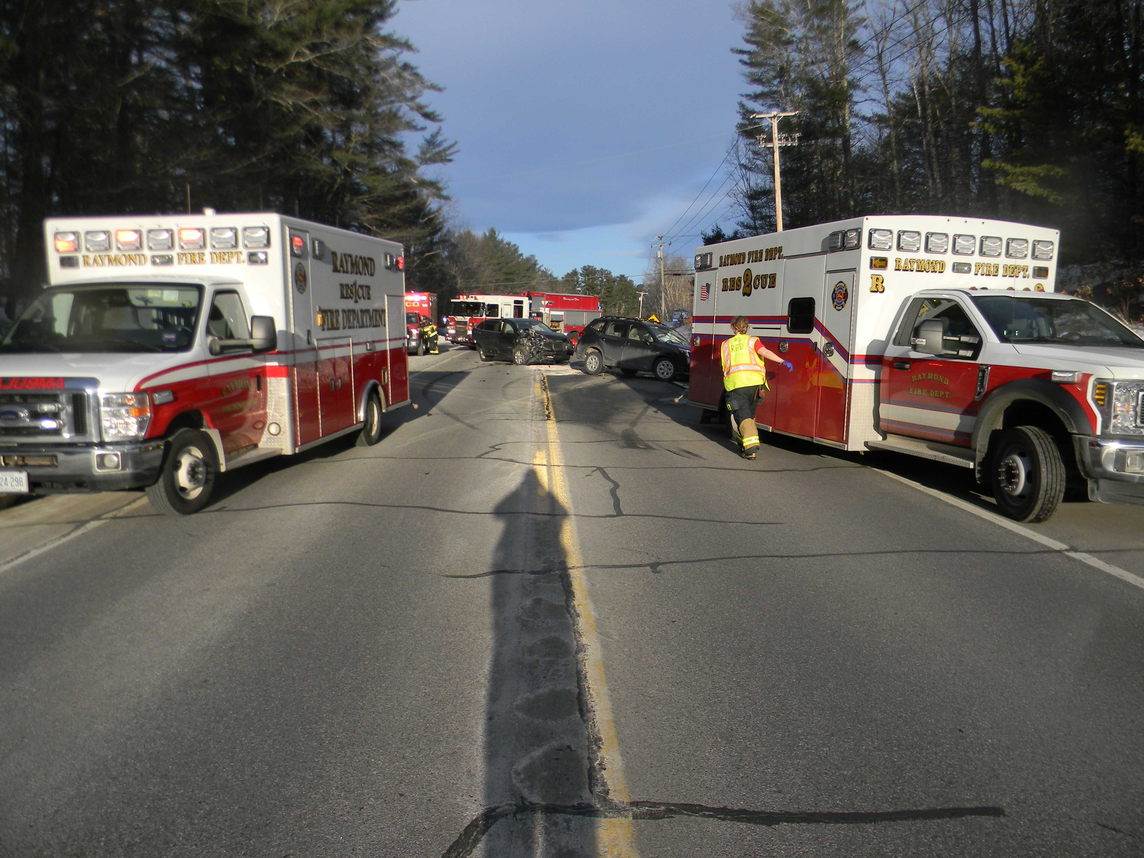  Three injured in Raymond crash after U-turn mishap 