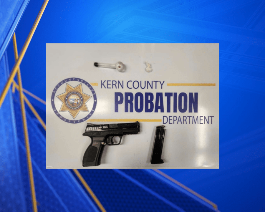  Man arrested after probation officers allegedly seize gun and meth from home 