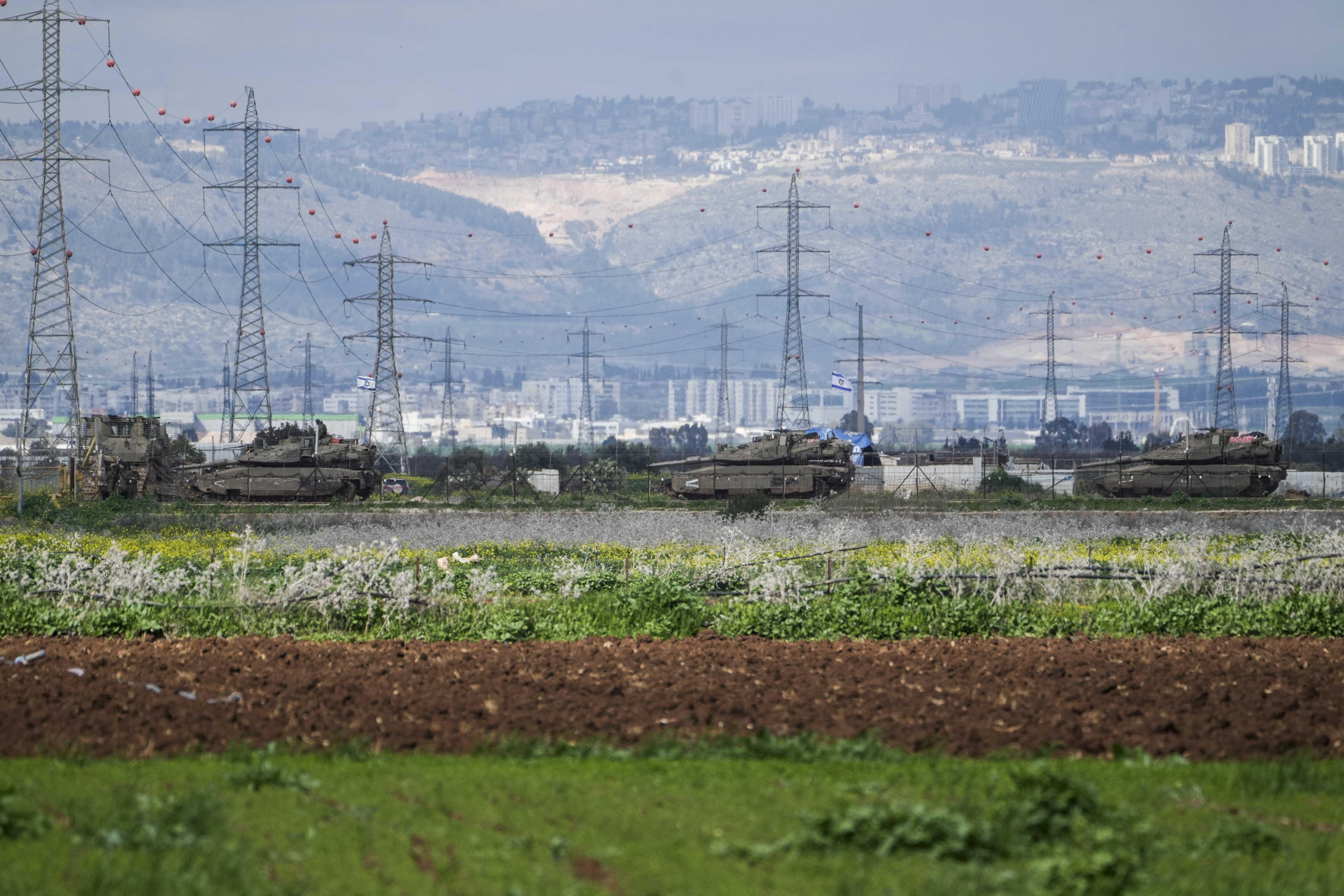  Israeli tanks move into the occupied West Bank for first time since 2002 