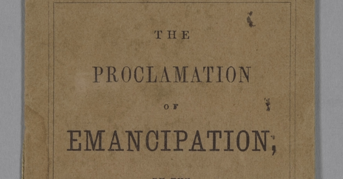  National Museum of African American History and Culture To Observe 160th Anniversary of the Emancipation Proclamation Issued by President Lincoln 