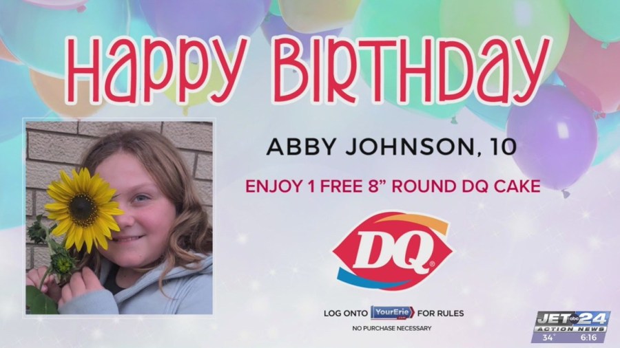  Birthdays- Abby Johnson, 10 