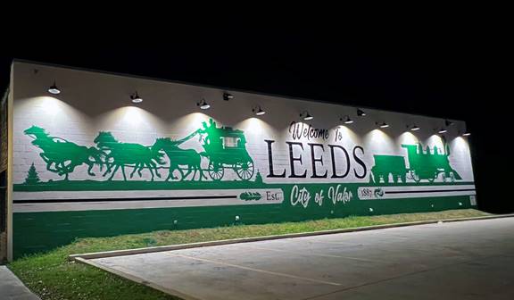   
																New City of Leeds mural completed 
															 