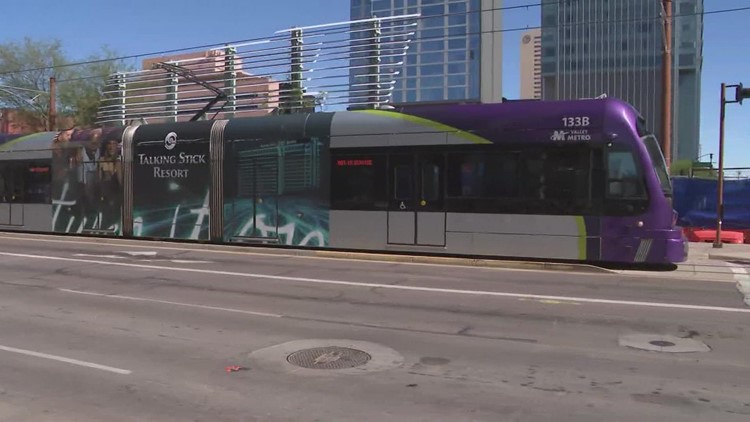  Light rail stations in Phoenix will be closed this weekend 