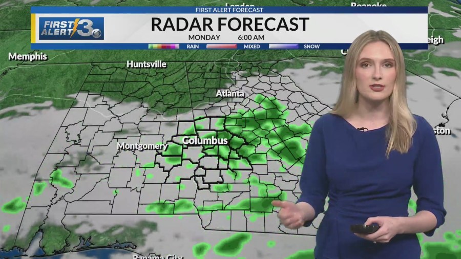  Showers moving in tonight; Above average this week 