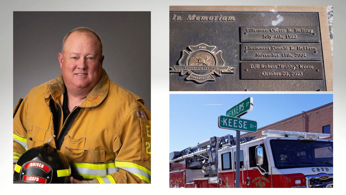  CSFD honors long-time member of department Bobby Keese with street sign and plaque 