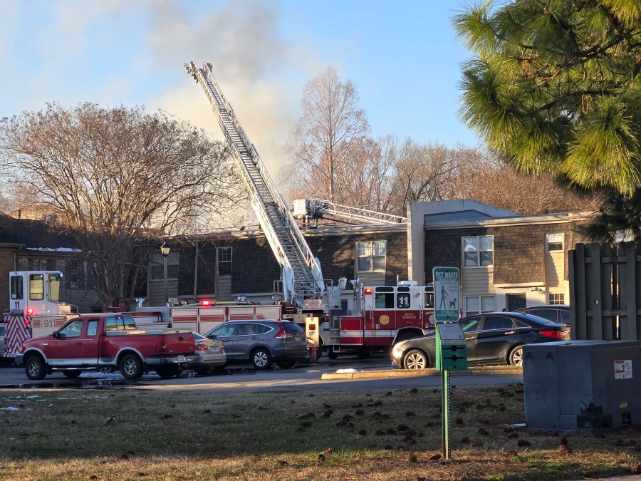  18 people displaced after fire at Virginia Beach apartments 