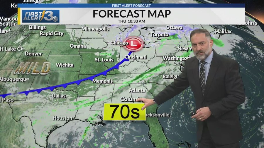  A bundle of sun along with mild 70 degree days ahead in the forecast 