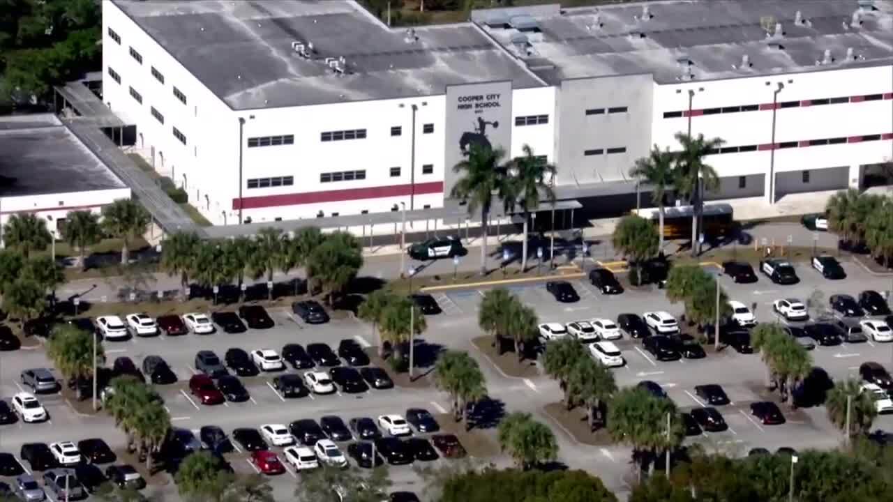  Cooper City High School lockdown lifted following reports of weapon on campus; no injuries reported 