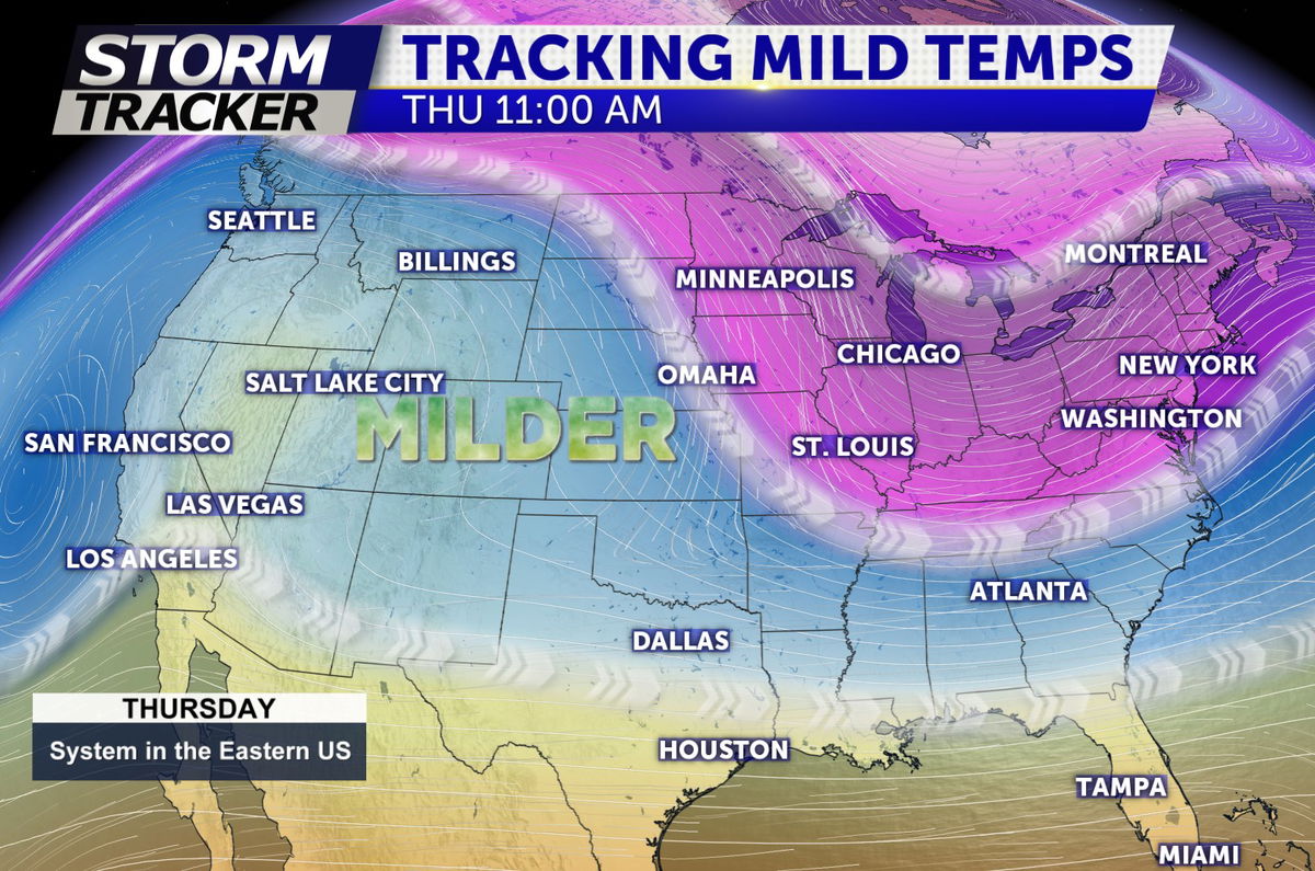  WARMING TREND RETURNS LATE WEEK 