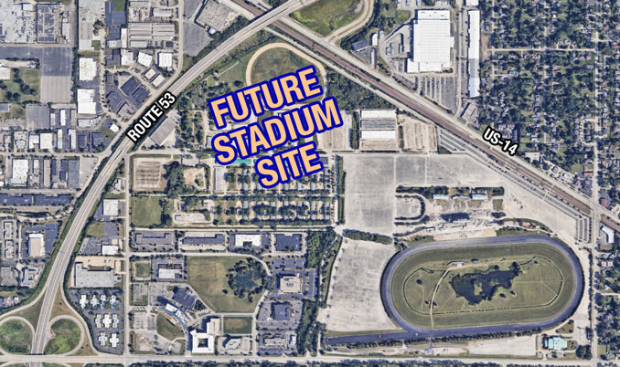   
																A Cryptic Message from CHGO Sports on X That Chicago Bears Stadium Will Be in Arlington Heights 
															 