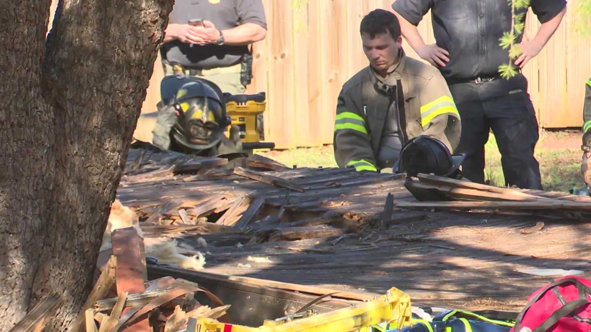  Man rescued after being trapped under collapsed pool house at SC home  