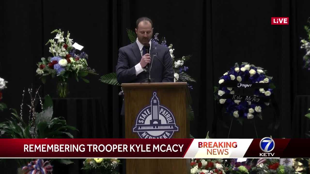  'What would Kyle do?': Funeral service held for fallen trooper 