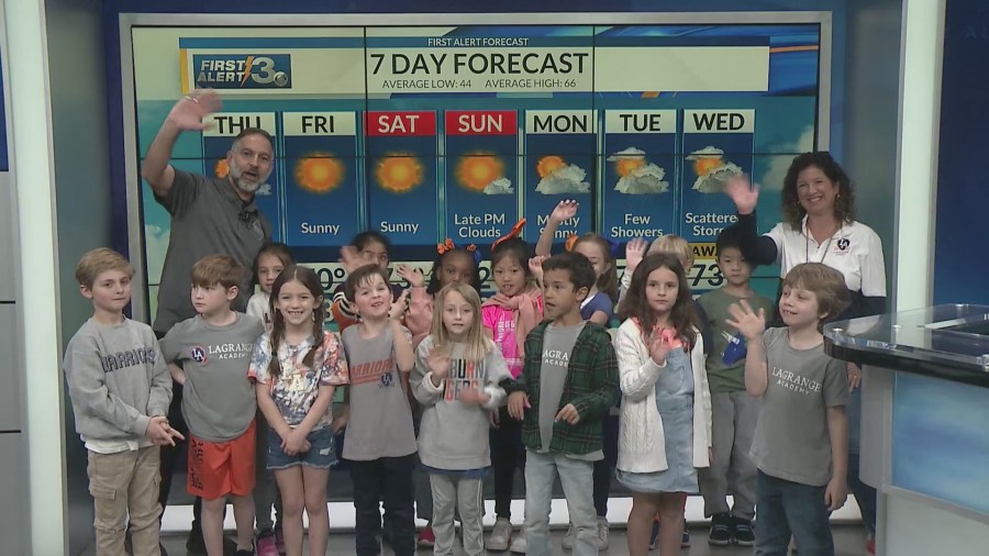  LaGrange Academy first grade students tour WRBL and deep dive into broadcast 