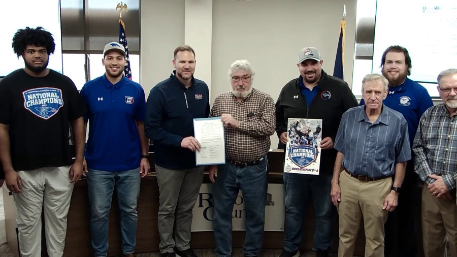  Hutch Blue Dragons honored for national title 