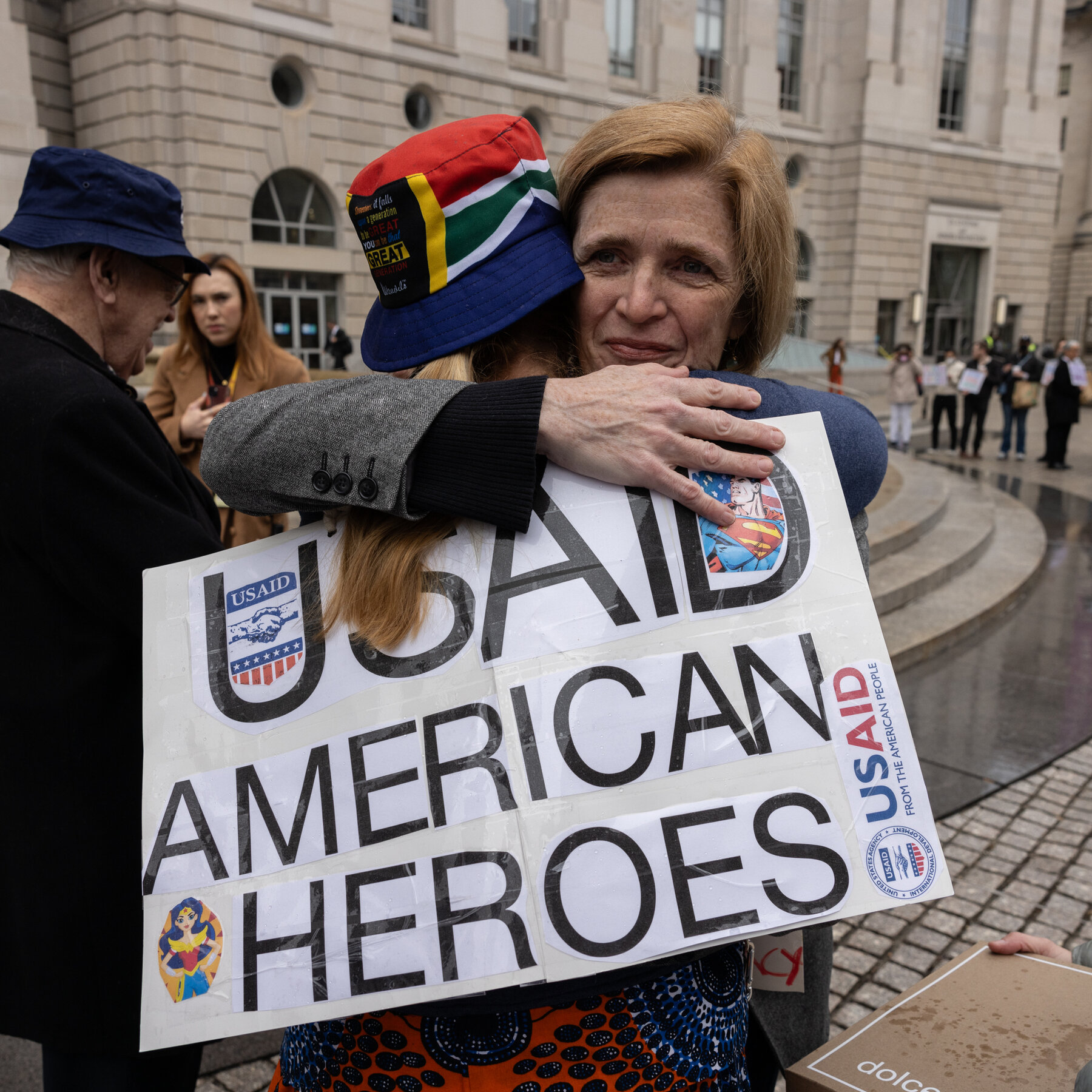  Stunned U.S.A.I.D. Workers Return to Clean Out Their Desks 