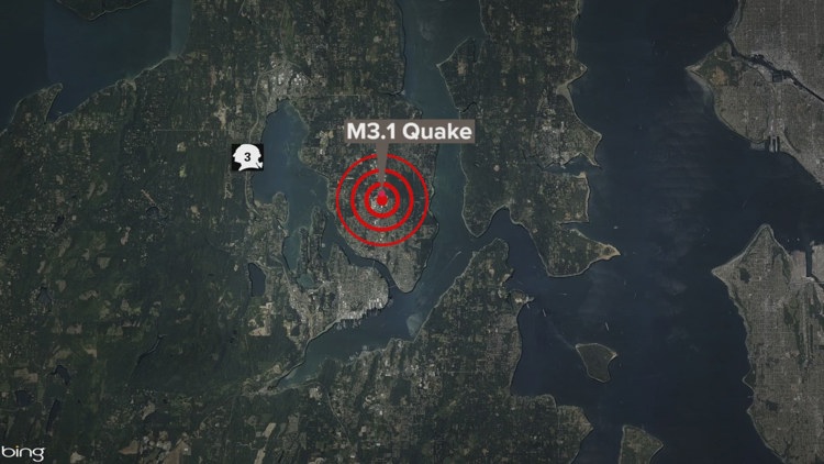  Did you feel it? 2.8 magnitude earthquake strikes western Washington 