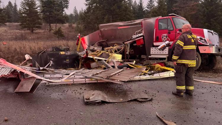  Report finds Selkirk fire engine crashed on ‘extremely slick’ road 