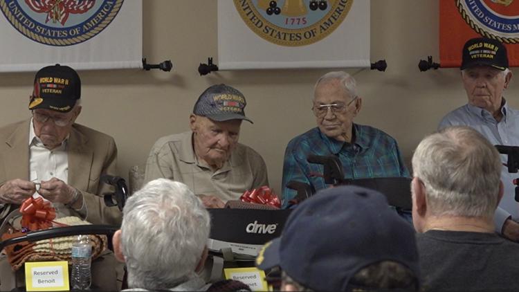  Nine World War II veterans celebrate 100th (and beyond) birthday at VA Clinic in Texas 