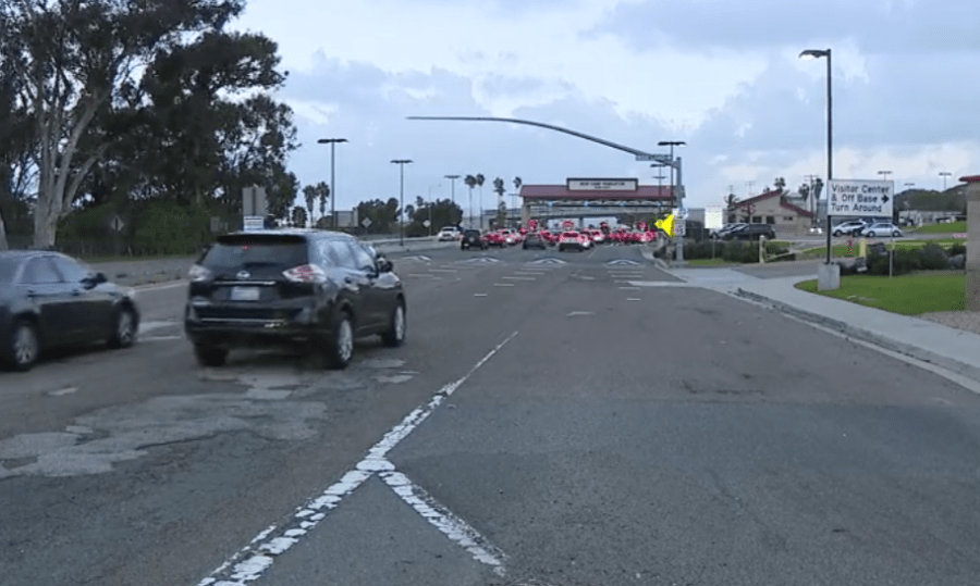   
																Pursuit of vehicle with six teens inside ends in crash at Camp Pendleton 
															 