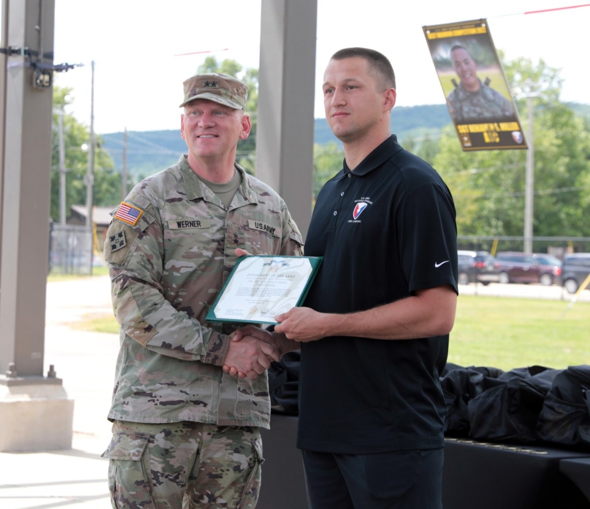  
																Soldier attributes success to Family, camaraderie 
															 