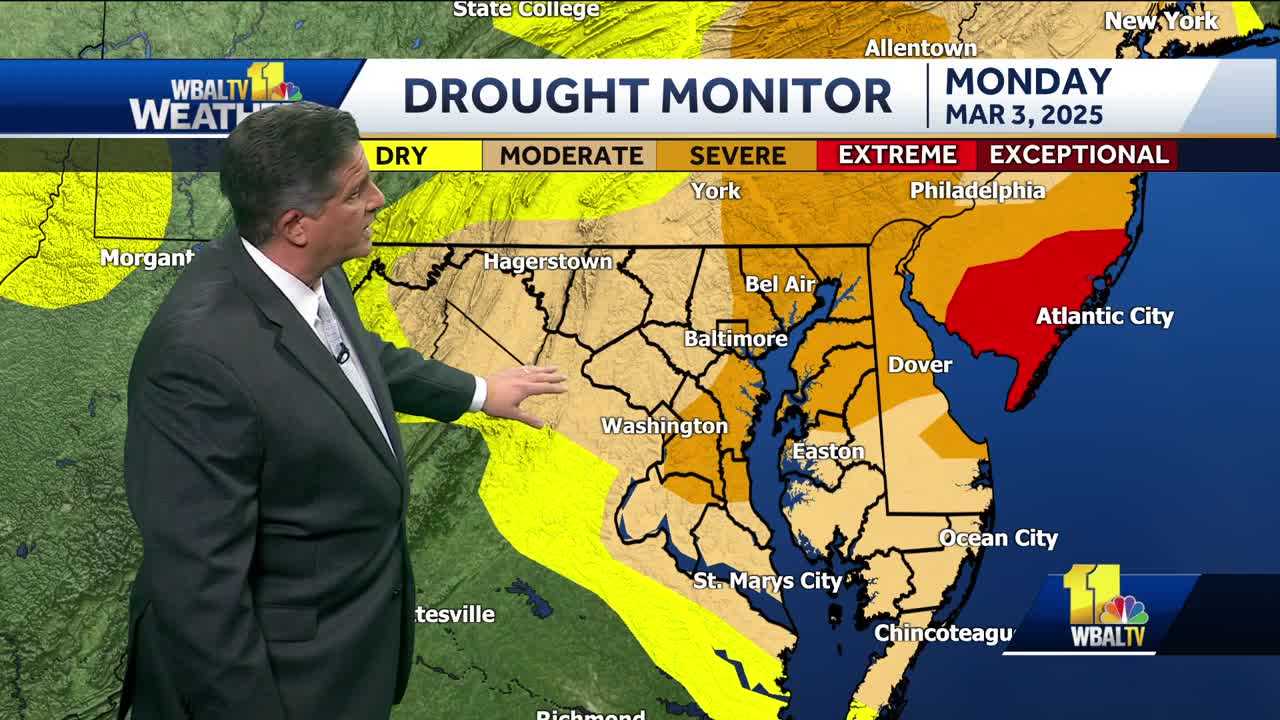  Weather Talk: Drought monitor worsens; could improve this week 