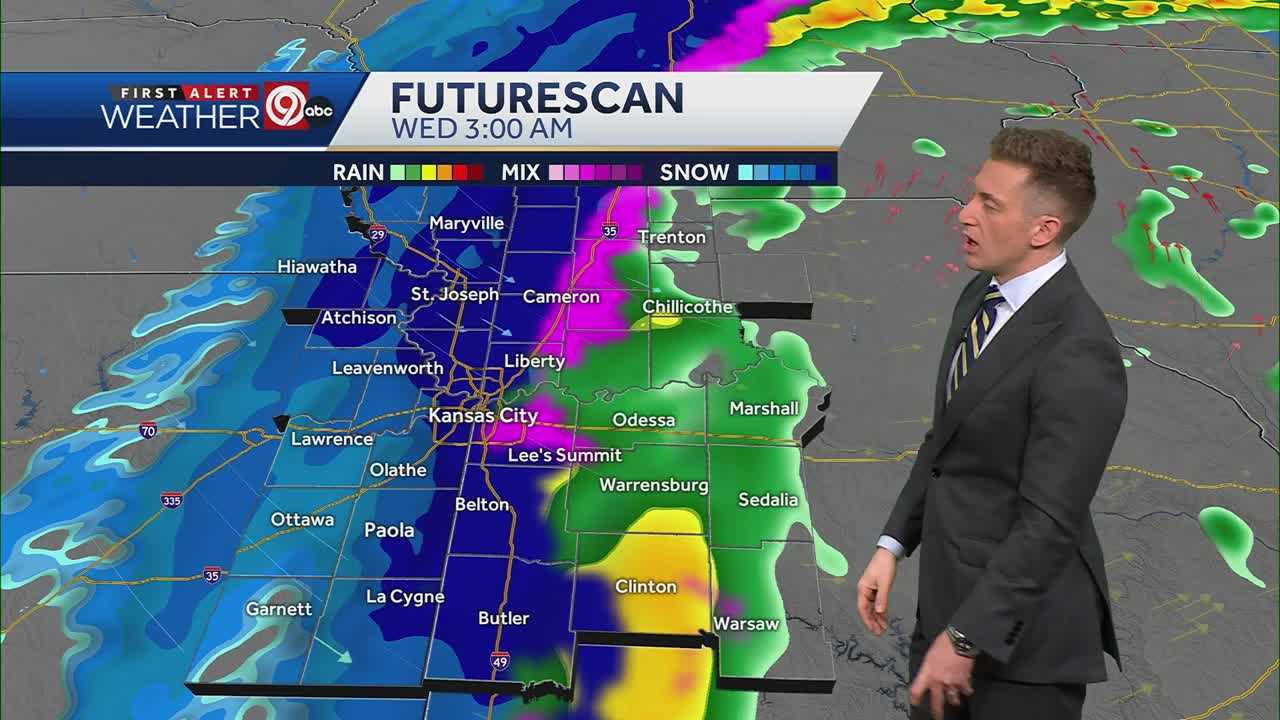  Blizzard warning, winter weather advisory issued for counties north of Kansas City 