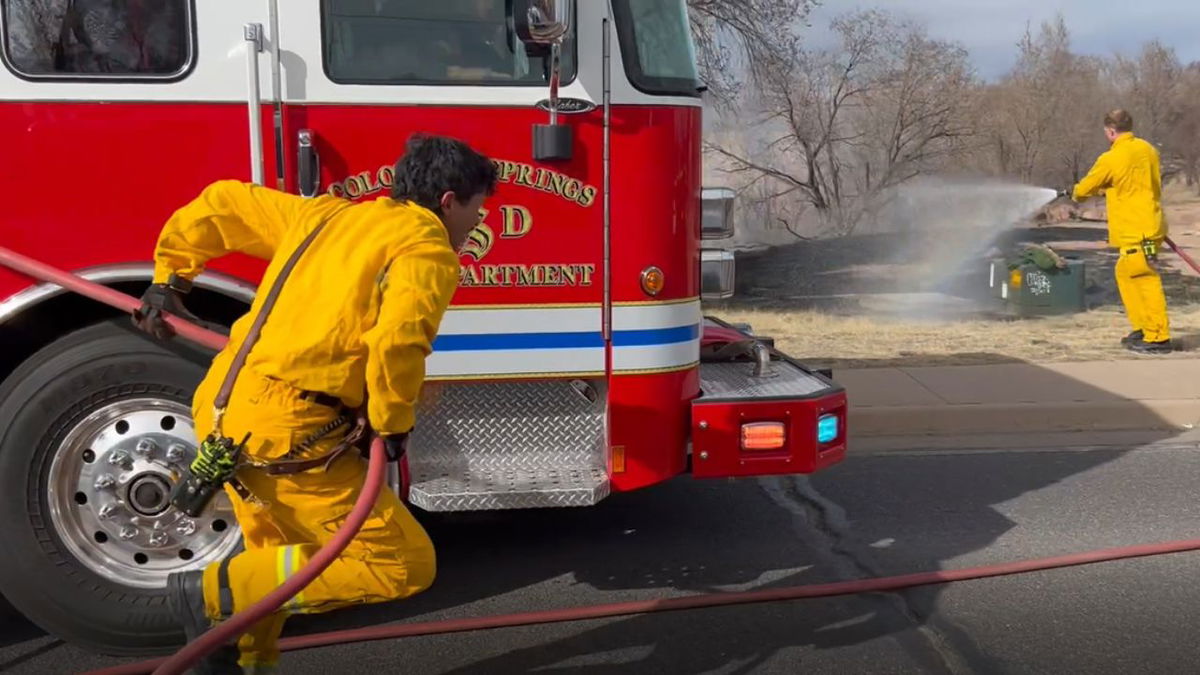   
																WATCH: CSFD works grass fire near Valley Hi Golf Course 
															 