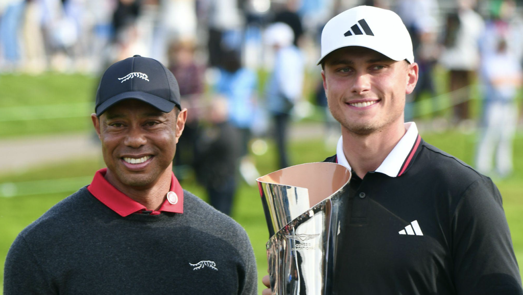  Grieving Tiger Woods Appears at His Genesis Tournament in La Jolla 