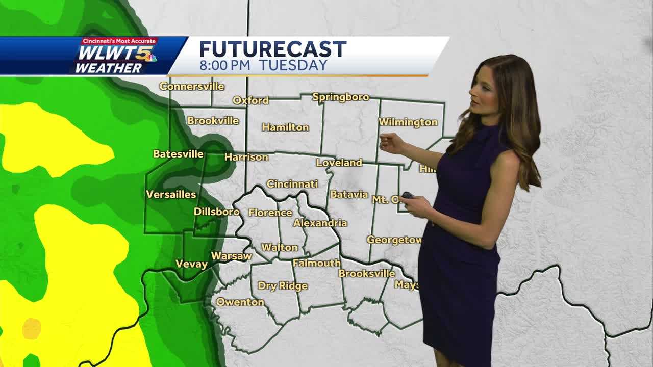  Rain, 40mph winds take aim at Cincinnati area tonight 