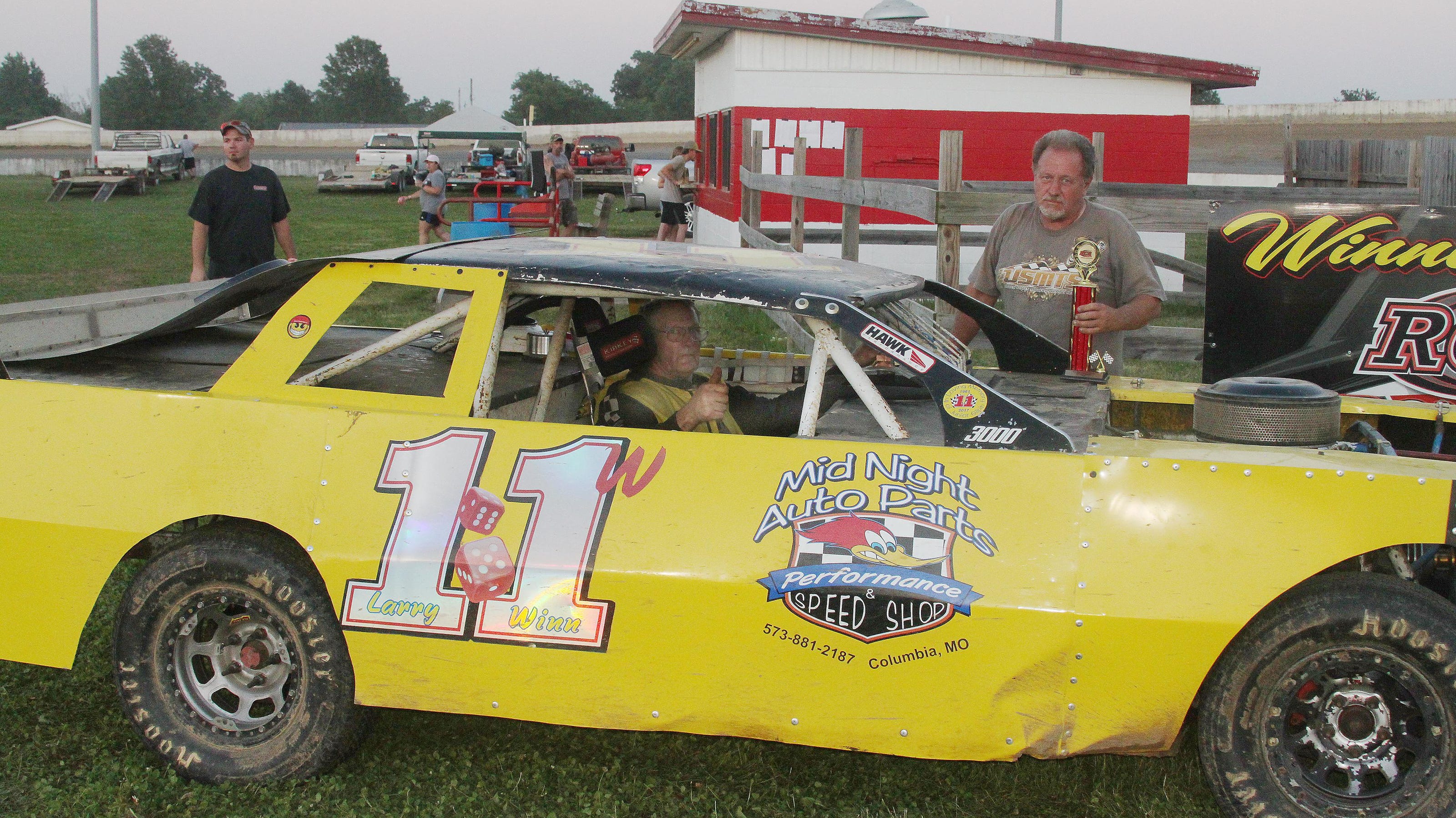   
																Hallsville driver wins Stock Car race as Moberly track reopens 
															 