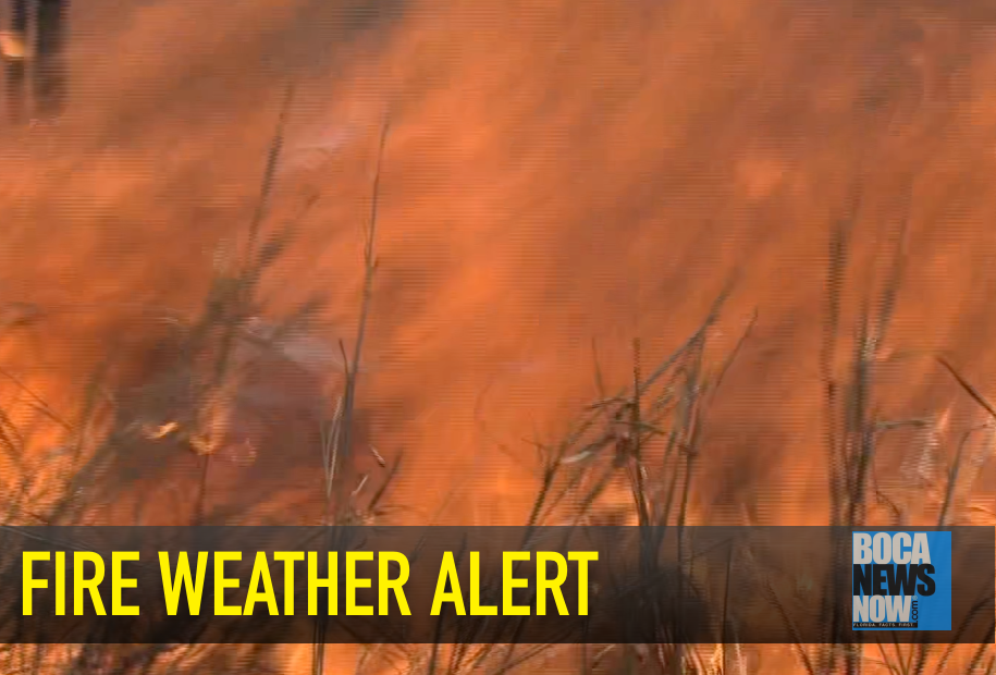  FIRE WEATHER WATCH AFTER SMOKEY NIGHT, AIR QUALITY MODERATE IN PBC 