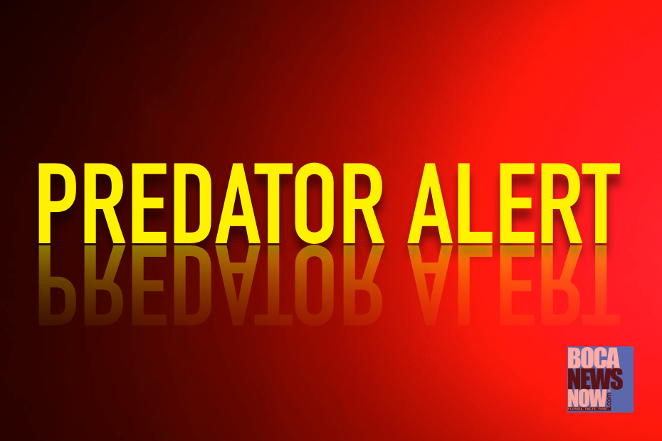  Predator Moves To West Delray Beach, Cops Warn Public 